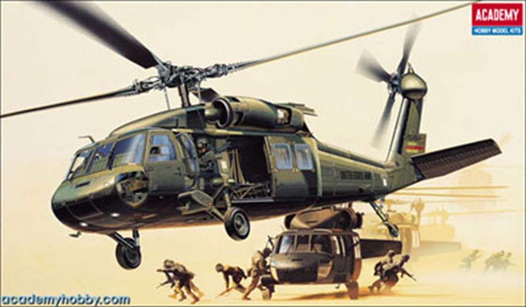 Academy 1/35 12111 US Army UH-60L Blackhawk Helicopter Kit