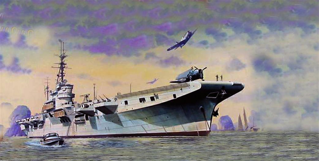 Heller  1/400 81090 Arromanches / HMS Colssus Aircraft Carrier Kit