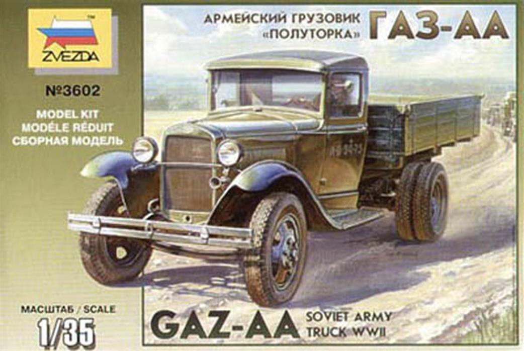 Zvezda 1/35 3602 Soviet Light Truck GAZ-AA