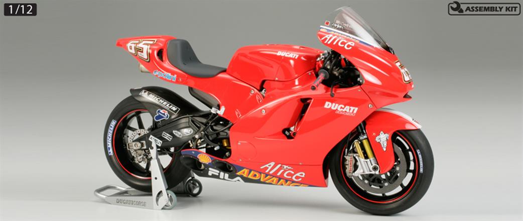 Tamiya 1/12 14101 Ducato Desmosedici Moto GP Plastic Motorbike Kit