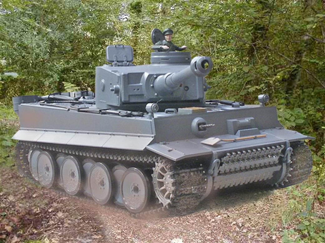 Heng Long 1/16 4400700 RC German Tiger 1 BB Radio Controlled Firing Battle Tank with Smoke & Sound & IR system