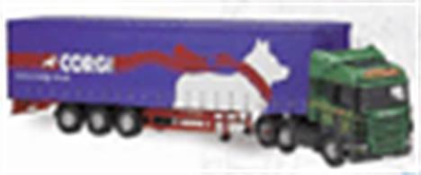 The Box is a bit fadedIn July 2005, Corgi awarded it's Â£2.5 million warehousing and distribution contract to C.S.Ellis and one of the Company's trailers was given a livery incorporating the famous canine logo and the cheeky message on the rear "Who let the Dog Out". Model length 335mm