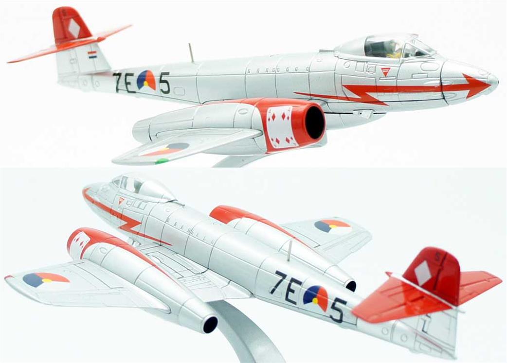 Corgi 1/72 AA35006 Gloster Meteor F8 Royal Netherlands Air Force Aerobatic Team