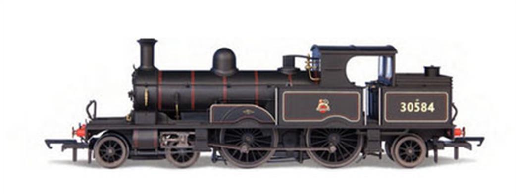 Oxford Rail OR76AR002 BR 30584 Adams 4-4-2T Radial Tank Black Early Emblem OO