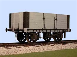 A detailed model kit of a 6 plank open mineral wagon built by the Gloucester Railway Carriage and Wagon Company wagon to the RCH 1887 design.The 6 plank wagon was designed to carry 10 tons and was built until the 1907 RCH specification was introduced when a 7 plank 12 ton design became standard. The top plank(s) of the 6 and 7 plank wagons were usually continuous, providing added strength to the body, though sometimes a top flap door was fitted. Small coal merchants normally ordered wagons with side doors only as they had no need for the ends door and these wagons were often painted in attractive advertising liveries. Supplied with metal wheels, 3 link couplings and sprung buffers