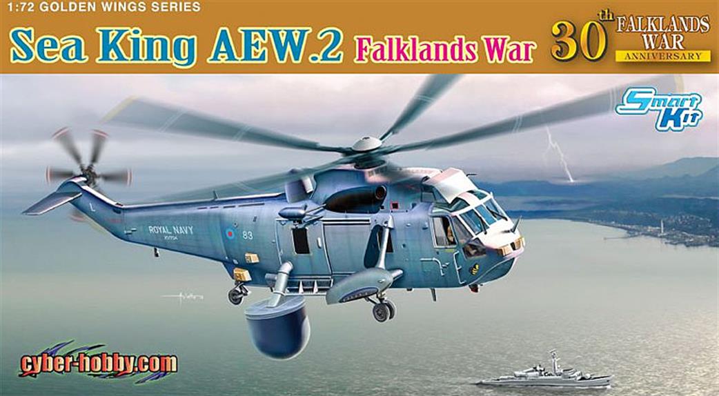 Dragon Models 1/72 5104 Cyber-Hobby Sea King AEW.2 Helicopter Kit