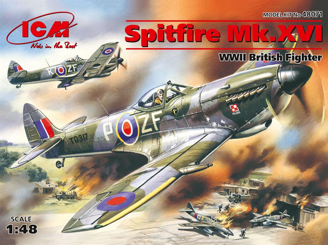 ICM 1/48 48071 Spitfire MkIX British RAF Fighter WW2