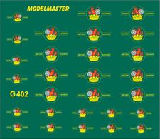 Modelmaster Decals MMG402 00 Gauge British Railways Lion Holding Wheel Locomotive Crests12 pairs of British Railways&nbsp;1956-1968 'Lion Holding Wheel' locomotive crests.6&nbsp;each in large and&nbsp;small sizes.