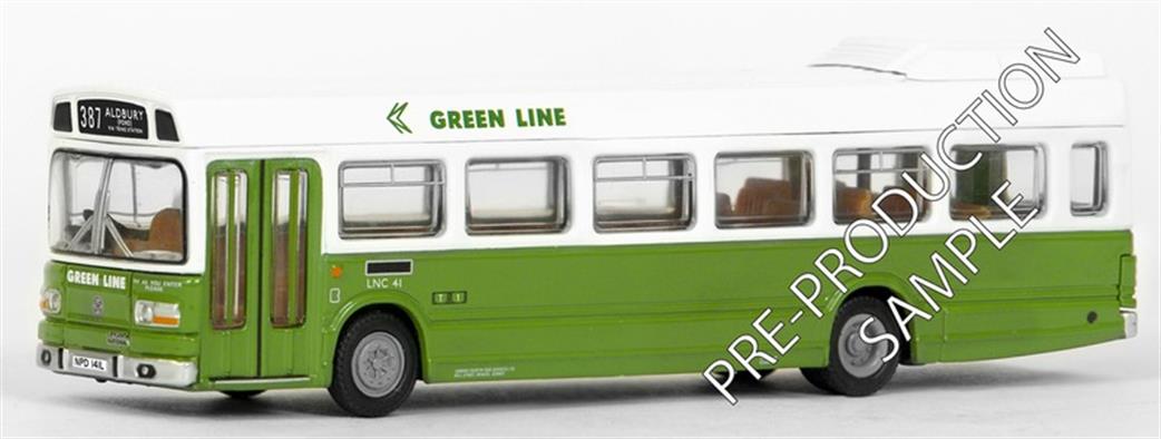 EFE 17311 Leyland National Mk1 Greenline NBC Route 387 Bus Model 1/76