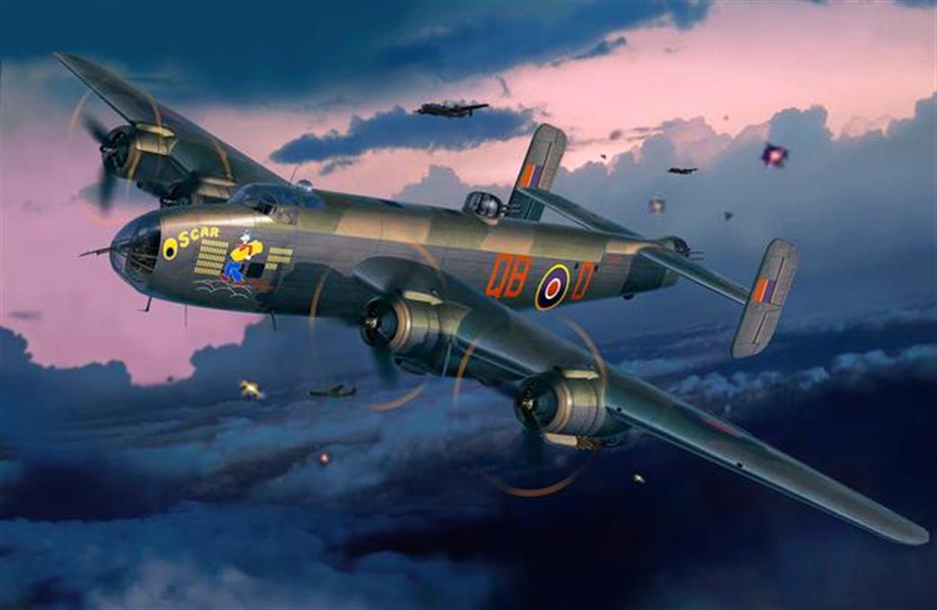 Revell 1/72 04936 British Handley Page Halifax Mk3 WW2 Bomber Kit