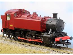 Model of Hawksworth design GWR 15xx class 0-6-0PT pannier tank locomotive 1509 in NCB maroon livery. This is the livery carried while in service with the National Coal Board at Coventry Colliery from 1962 to 1970.DCC Ready with socket for Next18 decoder.