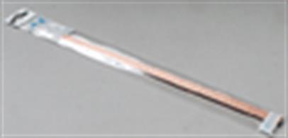 5/32in (4mm) diameter copper&nbsp;tube, wall thickness 0.014in. Pack of&nbsp;3 lengths each 304mm/12in