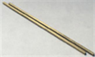 7/32in (5.5mm) square&nbsp;brass&nbsp;tube.3/16in internal. Pack of 2 lengths each 304mm/12in.