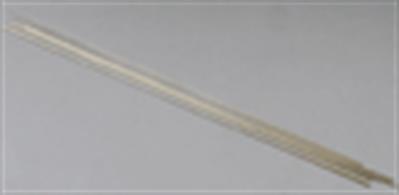20 thou (0.020in / 0.5mm) diameter brass rod. Pack of 10 lengths each 304mm/12in.