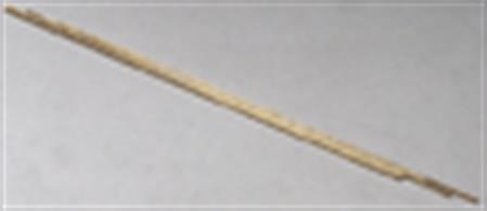 3/32in (2.4mm) diameter brass rod. Pack of 5 lengths each 304mm/12in.