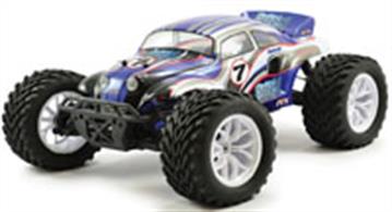 Classic beetle style and brawn fuse together with the FTX Brushed Bugsta, FTX5530 the latest heavy-duty 4wd off road vehicle from FTX. Using the same chassis platform as the hugely popular Carnage Truggy, the Bugsta captures best of buggies and trucks, with a bit of monster thrown in for good measure! 