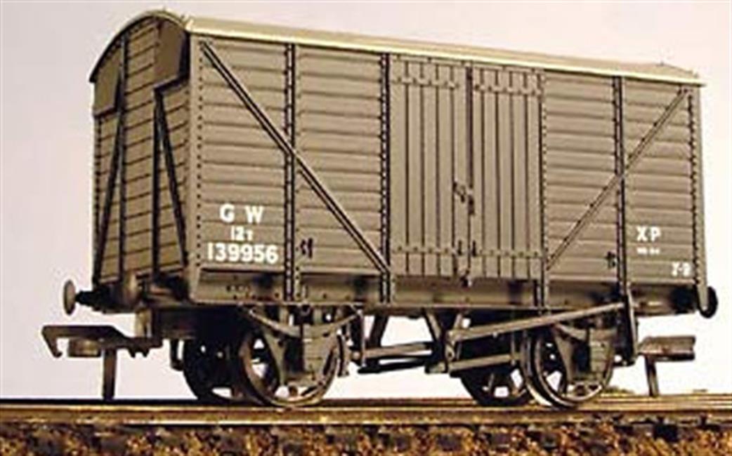 Bachmann OO 37-730C GWR 12-ton Ventilated Box Van GWR Goods Dark Grey