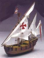Mantua/Sergal 1/50 Nina Christopher Columbus's Caravel 756The Nima (the Spanish word for "little girl") was one of the three ships used by Christopher Columbus in his first voyage towards the Indies in 1492. The real name of the Nina was Santa Clara. The name Nina was probably a pun on the name of her owner, Juan Nino. She was a caravel-type vessel. The other ships of the Columbus expedition were the caravel Pinta and the Carrack-type Santa Maria. The Nina was by far Columbus' favorite. She was originally lateen sail rigged caravela latina, but she was re-rigged as caravela redonda at Azores with square sails for better ocean performance. There is no authentic documentation on the specifics of the Nina's design. Often said to have had three masts, there is some evidence she may have had four masts.The kit includes laser cut frames for keel &amp; bulkheads, and exotic wood strip for hull planking. Also included is the wooden deck planking, masts and spars, lost wax castings, and wooden fittings, etched brass detailing, cloth for the sails and flags. The instruction booklet is very detailed, taking you through every step of construction.Scale 1:50, Length: 400mm.Skill Level 3