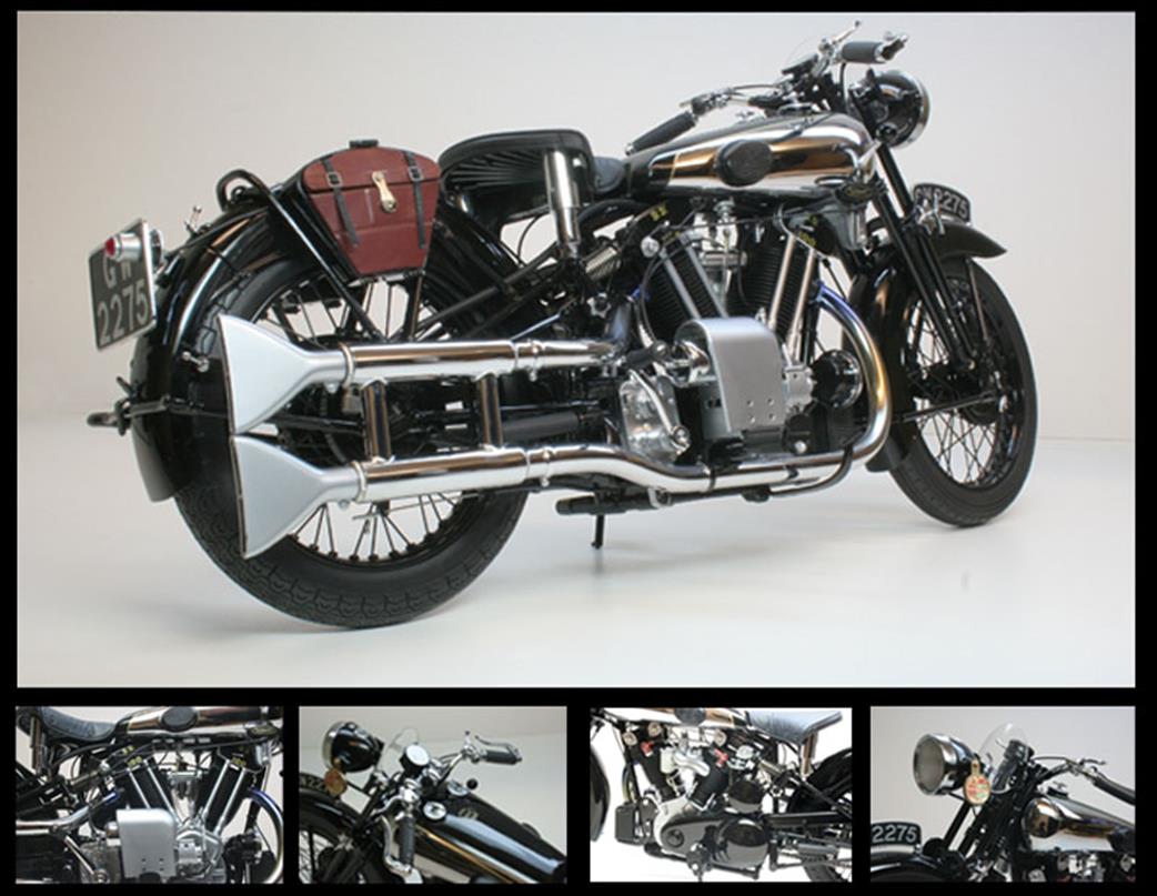 Minichamps 1/6 062 135500 Brough Superior SS 100 T E Lawrence Motorcycle Model