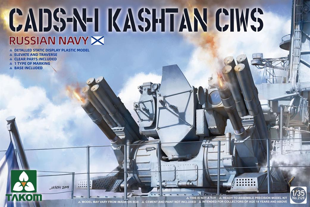 Takom 2128 Russian Navy CADS-N-1 Kashtan CIWS Kit 1/35