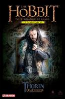 Dragon 38329 a 1/9th Scale plastic kit film the Film by MGM - The Hobbit: The Desolation of Smaug Thorin Oakenshield.This scintillating new line from Dragon features movie blockbuster characters in 1/9 scale. Each stunning character is faithfully reproduced in model kit form, allowing collectors to assemble their figures individually. Each of the world-famous characters in the series is the end product of exhaustive CAD design, and the heroes are made with an eye to perfect accuracy and authenticity. Furthermore, the model figures are separated into as few parts as possible to ensure they're extremely easy to assemble. Indeed, within about an hour – or at the most an evening – collectors can complete assembly of their action hero in a suitably dramatic pose.Glue and paints are required to assemble and complete the model (not included).