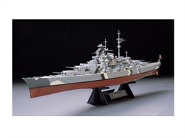 Tamiya brings you 78013 this superb 1/350 scale plastic kit of the German Battleship BismarckModel Length 717mm