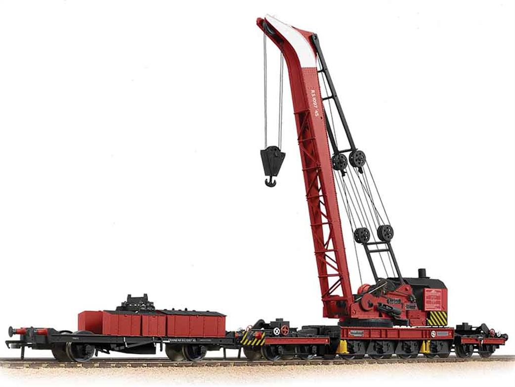 Bachmann OO 38-803 BR Ransomes & Rapier 45 Ton Breakdown Crane BR Red