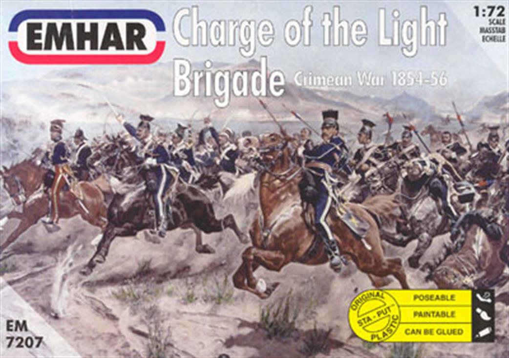 Emhar 1/72 EM7207 Charge of  the Light Brigade 1845-56 Figure Pack
