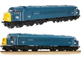 The popular Class 44 ‘Peak’ Diesel Locomotive returns to the Bachmann Branchline range with this OO scale model depicting No. 44007 ‘Ingleborough’. Known as the ‘Peaks’ because they were named after mountains in England and Wales, No. 44007 was named after the second highest mountain in the Yorkshire Dales.The Bachmann Branchline model combines a finely-proportioned bodyshell with extensive detailing throughout, including separately fitted cab handrails, windscreen wipers, lamp brackets and sandpipes. With a powerful 5-pole motor fitted with twin flywheels which drives both bogies, these models have plenty of pulling power to haul even the longest trains. With a 21 Pin DCC decoder interface, it’s easy to add a decoder or sound decoder and speaker for use on DCC.