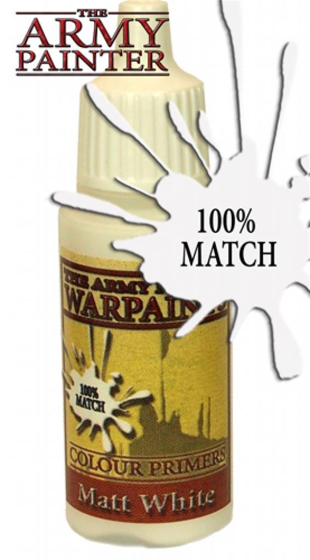 Army Painter  1102 Matt White Acrylic Warpaint