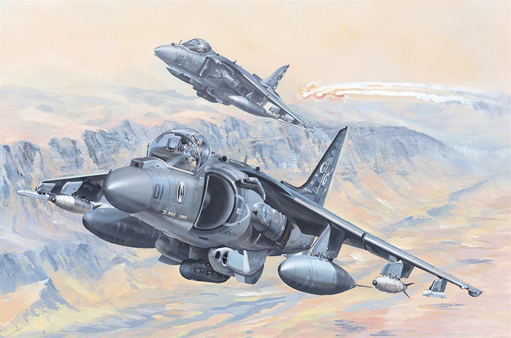 Hobbyboss 1/18 81804 USAF AV-8B Harrier II Jump Jet Kit