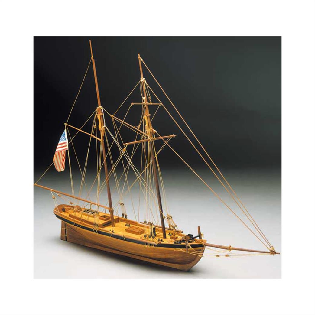 Mantua/Sergal 794 Achilles 1812 American Pilot Cutter Wooden Kit 1/43