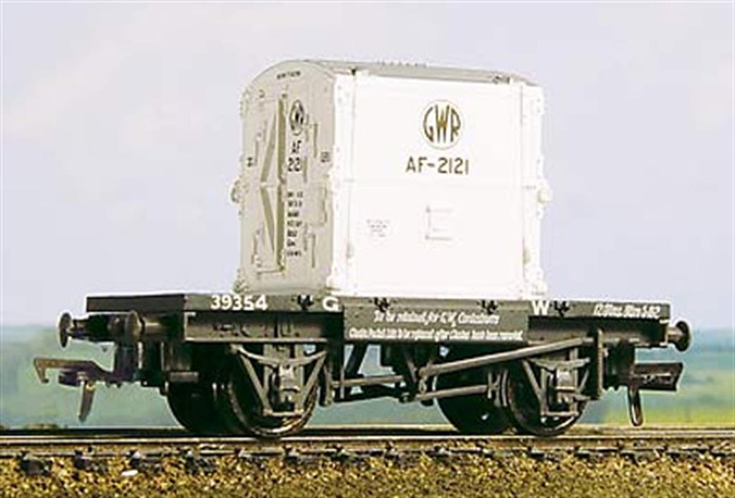 Bachmann OO 37-975B GWR Conflat with AF Insulated Container