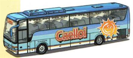 Corgi 1/76 Van Hool T9 - Caelloi Motors 50th Anniversary Model AN45904One of four Original Omnibus selected as Corgi 50th Anniversary releases, from Wales is presented the stunning livery of Caelloi Motors, Pwllheli, Gwynedd on the new Van Hool T9 coach. Caelloi have been coach operators for more than 150 years but we still cannot pronounce the name.  Presented in bespoke anniversary packagine, each model in the bus range includes a wood effect plinth, a replica timetable or route map, the Corgi Anniversay booklet and a number limited edition certificate.Limited Edition run numbers 2006 pieces