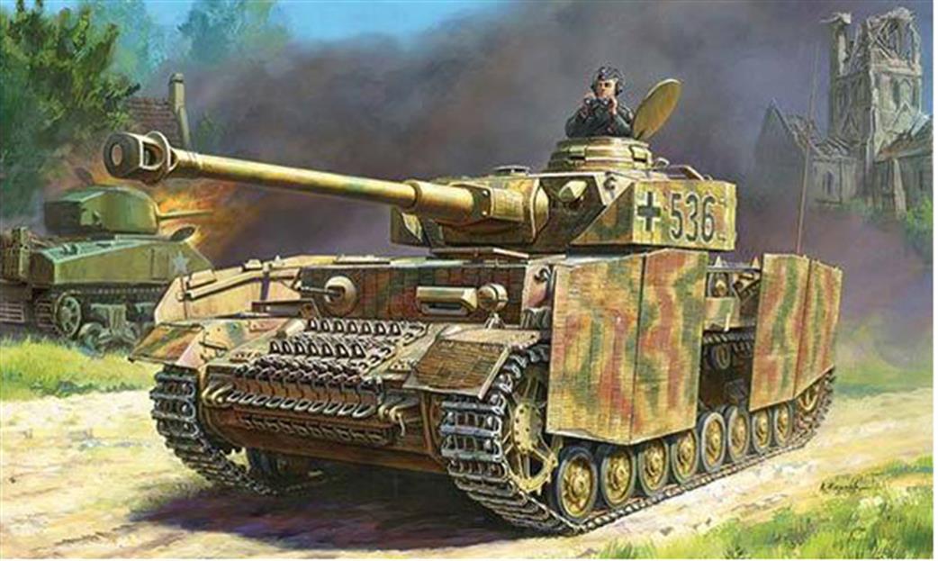 Zvezda 1/100 6240 German Panzer IV Ausf.h tank Kit for wargaming