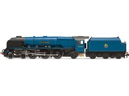 No. 46243 comes complete with a sleek and smooth BR blue livery. The running number, ‘46243’, and the name, ‘City of Lancaster’, are incorporated on the body sides. An Early BR crest is adorned on the tender. This model is DCC-ready and is compatible with our HM7000 21-Pin decoder. The accessory bag contains an NEM pocket for the bogie, a bar coupling, a hook coupling, two steps, an articulated small coupler assembly, a brake rod, a tender brake rod, a pony truck wheel axle assembly, a locomotive vac pipe and two draincocks.