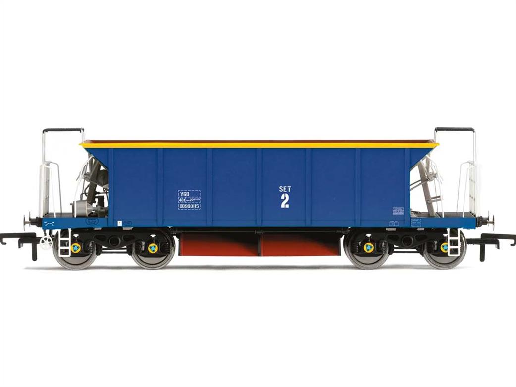 Hornby OO R60243 Mainline DB980115 YGB Seacow Ballast Hopper Wagon Mainline Blue