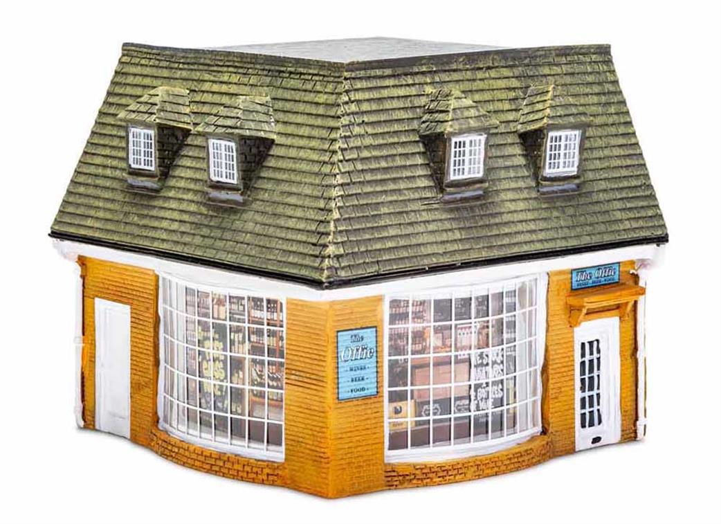 Hornby OO R7269 The Offie Corner Shop Ready Painted Cast Resin Building