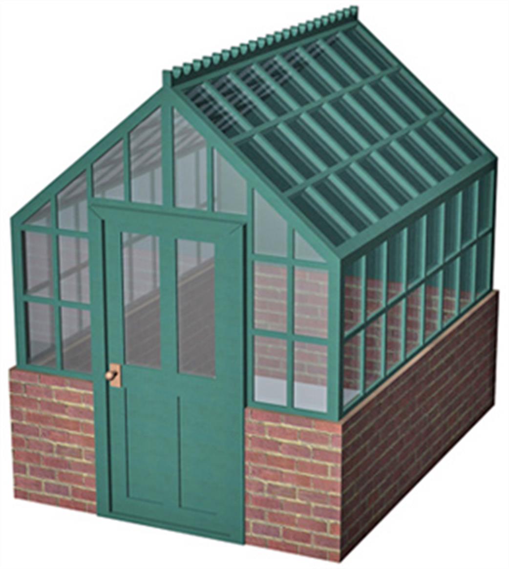 Hornby OO R8682 Brick & Glass Greenhouse from Skaledale range