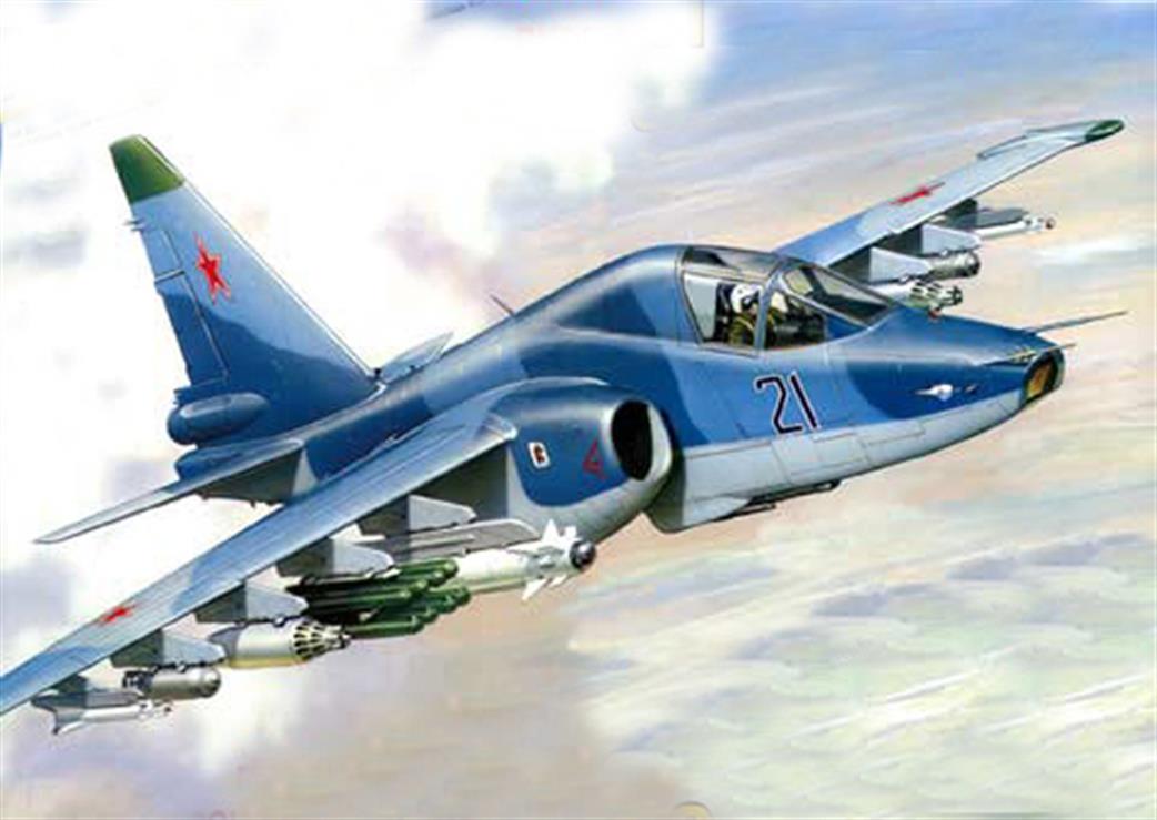 Zvezda 1/72 7217 Sukhoi Su-39 Tank Destroyer Plastic Aircraft Kit