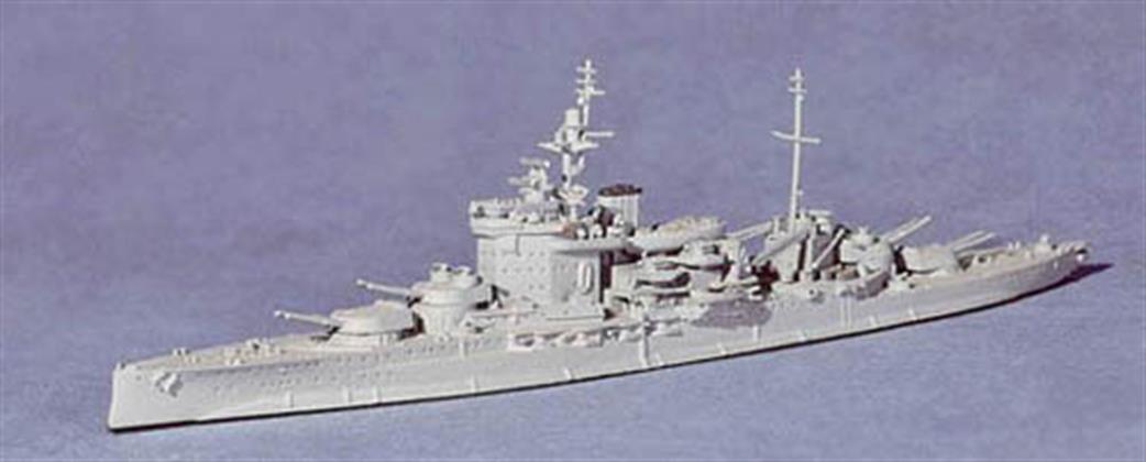 Navis Neptun 1/1250 1104B HMS Warspite British Battleship 1943