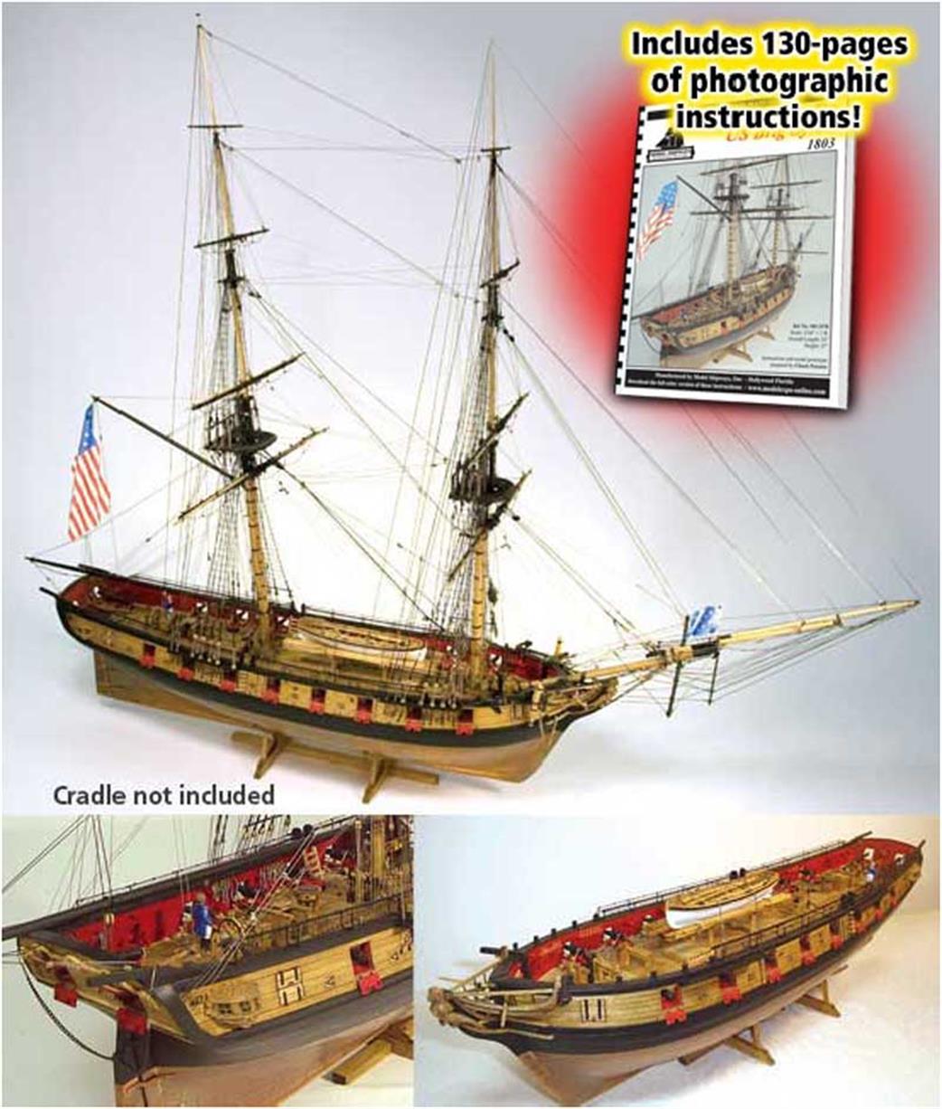 Model Shipways 1/64 MS2260 Syren US Brig (1803) Plank on Bulkhead Kit