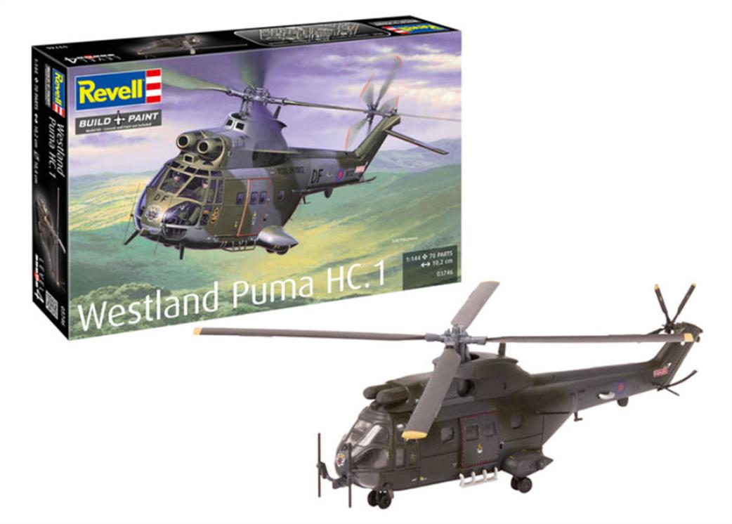 Revell 1/144 03746 Westland Puma HC.1 Helicopter Kit