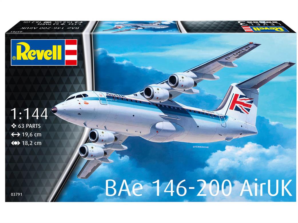 Revell 1/144 03791 BAE 146 RJ85 Aircraft Kit