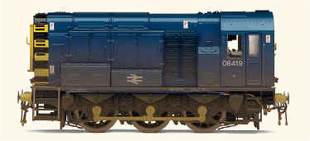 Hornby OO R2591 BR Blue Class 08 412 0-6-0 Shunter Weathered