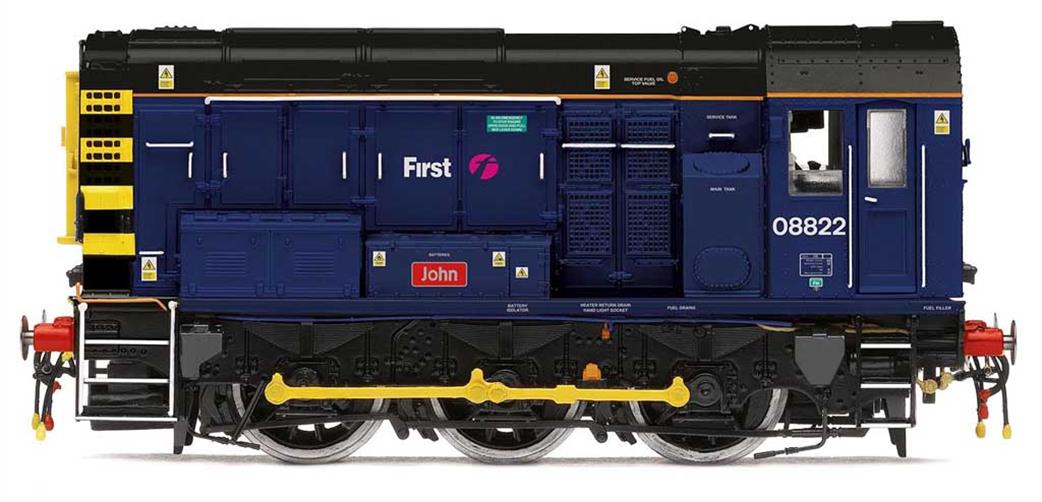 Hornby OO R3343 First Great Western 08822 John Class 08 Shunter Bristol St.Philips Marsh Purple/Blue