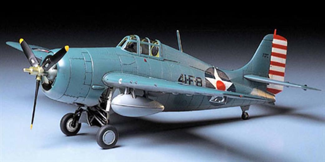 Tamiya 1/48 61034 Grumman Wildcat F4F4 US Navy Fighter Model