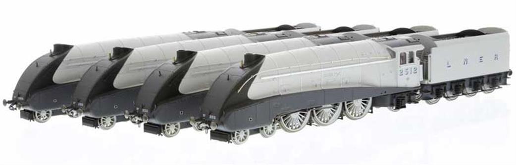 Hornby OO R3337 LNER A4 Class Silver Jubilee Collection Set of 4 Locomotives