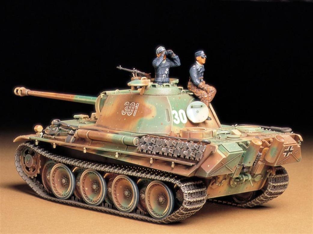Tamiya 1/35 35176 German Panther G Tank Late Version Tank Kit WW2
