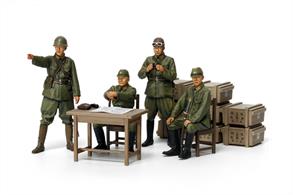 Tamiya 35341 1/35 Scale World War 2 Japanese Army Officers Figure SetGlue and paints are required to assemble and complete the model (not included)